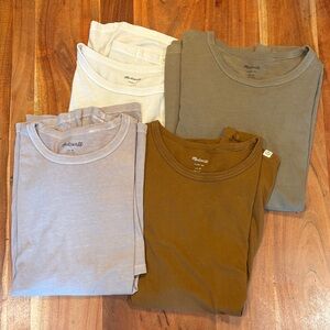 Madewell Allday Tee Collection in Earthy Hues